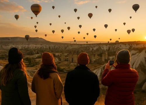 Hot Air Balloon Watching Tour